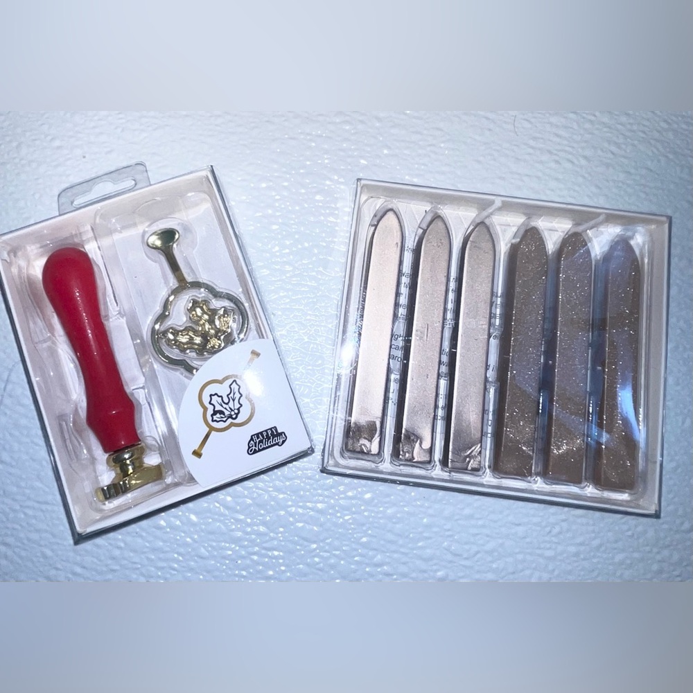 5/$25 Recollections Red and Silver Wax Seal Set
